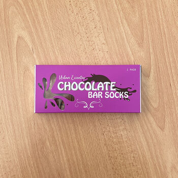 Unisex Chocolate Bar Socks Gift Set, 3 of 3