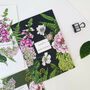 Summer Garden 'Happy Birthday' Botanical Card, thumbnail 1 of 2