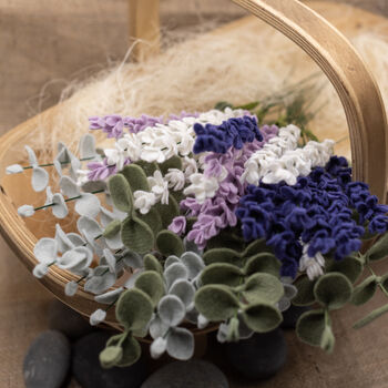 Handmade Felt Lavender Bouquet, 6 of 6