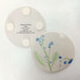 Forget Me Not Ceramic Coaster, thumbnail 5 of 12