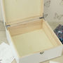 Luxury Stars White Wooden Christening Memory Box, thumbnail 4 of 6
