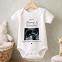 Personalised Pregnancy Announcement Baby Grow, thumbnail 1 of 8