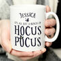 Personalised Halloween 'Hocus Pocus' Mug, thumbnail 1 of 7