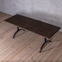 Forth Solid Wood Industrial Dining Table, thumbnail 3 of 5