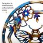 Metal Mirror Garden Wall Art Bee Sun Catcher Outdoor Plaque Gift, thumbnail 4 of 5