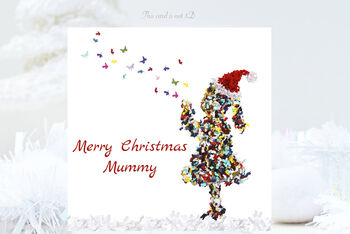 Butterfly Christmas Kisses Stickers, 25 Love Stickers, 8 of 12