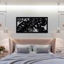 Tropical Monstera And Palm Leaves Wooden Wall Panel, thumbnail 3 of 11