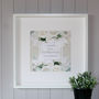 Personalised First Wedding Anniversary Canvas Print, thumbnail 1 of 2