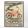 Chopper Bicycle Poster Wall Art Print, thumbnail 1 of 6