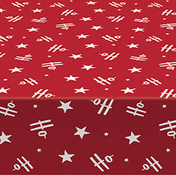 Christmas Red Table Cloth For Holiday Gatherings Ho Stars, 2 of 5