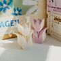 Tulip Flower Soy Wax Candle, thumbnail 1 of 3