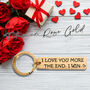 Titanium Keychain… I Love You More, The End, I Win, thumbnail 4 of 10