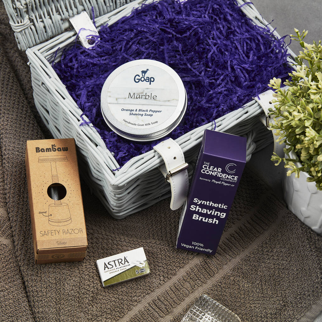 Natural Shaving Kit Gift Set For Him Eco Range By LFHP EcoFriendly