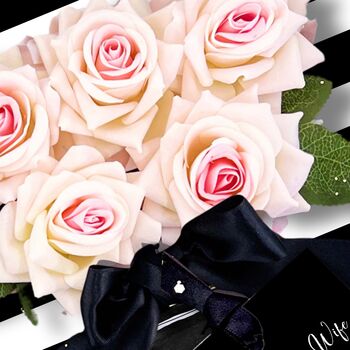 Personalised Scented Blush Rose Valentines Day Gift, 9 of 9