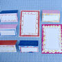 Recycled Wiggly Line Menu And Place Card Set, thumbnail 10 of 12