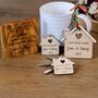Personalised New Home Gift Set With Matching Keyrings, Coasters And Keepsake Ornament, thumbnail 9 of 9