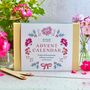 Advent Calendar 12 Days To Christmas Geranium Flower Theme, thumbnail 1 of 7