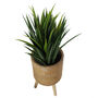 Rattan Effect Composite Planter With Stand, thumbnail 5 of 12