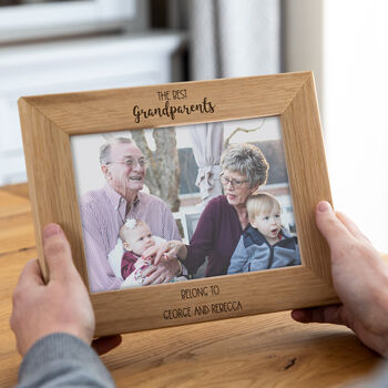 Personalised Best Grandparents Belong To Photo Frame, 3 of 7
