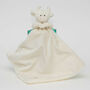 Cream Cow Baby Toy Comforter, Personalised, thumbnail 4 of 4