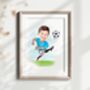 Caricature Football Portraits, thumbnail 2 of 7