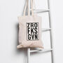 Zro Fks Gvn Cheeky Tote Bag, thumbnail 4 of 5