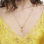 Gold Love Heart Clasp Chain Necklace, thumbnail 2 of 8