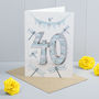 Happy 40th Birthday Greeting Card Dragonflies, thumbnail 1 of 2