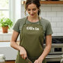 Modern Personalised Canvas Apron, thumbnail 1 of 8