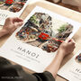 Travel Posters For Hanoi Vietnam, thumbnail 1 of 7