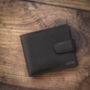 Personalised Thick Oiled Leather Wallet Rfid, thumbnail 1 of 11