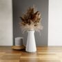 'Haven' Vase In Muted White For Dried Flowers, thumbnail 11 of 11