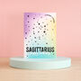 Sagittarius Star Sign Constellation Birthday Card, thumbnail 1 of 7
