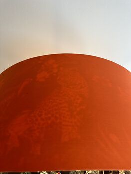 Double Sided Orange Leopard Lampshade / Ceiling Light, 3 of 3