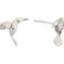 Sterling Silver Hummingbird Stud Earrings, thumbnail 3 of 7