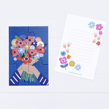 Darling Posy Jigsaw Puzzle Card, 2 of 5