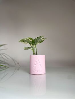 Personalised Name Plant Pot With Optional Inner Pot, 7 of 8