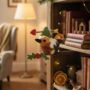 Handmade Felt Robin Pud Hanging Decoration, thumbnail 3 of 4