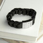 Personalised Men's Intrepid Leather Bracelet, thumbnail 3 of 5