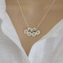 Sterling Silver Personalised Initial Necklace, thumbnail 4 of 6