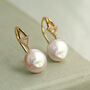 Freshwater Pearl Arrow Drop Earrings, thumbnail 1 of 8