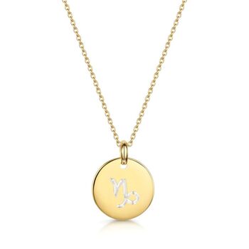 Personalised 18 K Gold Plated Zodiac Symbol Necklace, 4 of 11