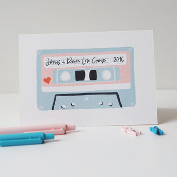 Personalised Mix Tape Valentine's Or Anniversary Card, 6 of 7