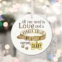Personalised Dog Lover Breed And Name Keepsake Ornament, thumbnail 2 of 3
