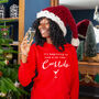 'Looks Like Cocktails' Christmas Jumper Sweatshirt, thumbnail 1 of 6