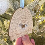 Memorial Horse Wood And Acrylic Christmas Decoration, thumbnail 3 of 4