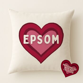 Personalised Home Is Where The Heart Is Cushion, 2 of 4