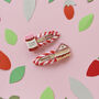 Jam And Cake Gingham Clips, thumbnail 2 of 3