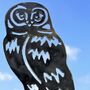 Owl Metal Bird Tree Spike Garden Ornament, thumbnail 4 of 6