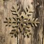 Colourful Christmas Snowflake Decoration Ornament Sign, thumbnail 8 of 12
